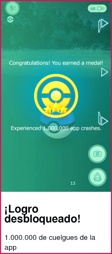 ar o congratulations you earned a medal experienced 1 000 000 app