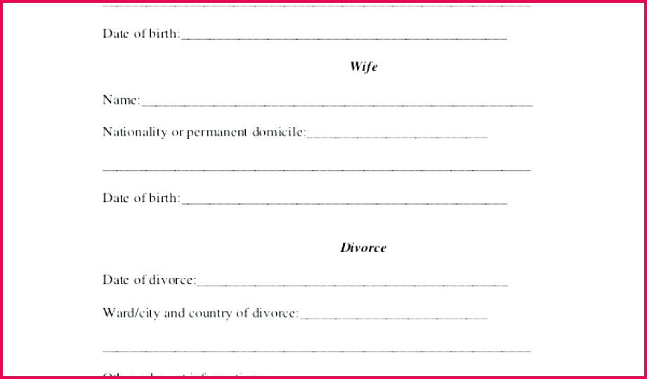 marriage certificate translation template free marriage certificate translation template divorce certificate marriage certificate translation template spanish to english
