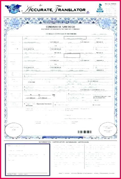 birth certificate translation examples template to marriage free mar