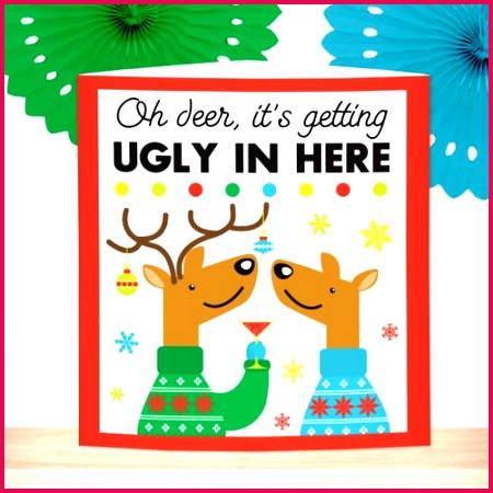 ugly christmas sweater centerpiece2