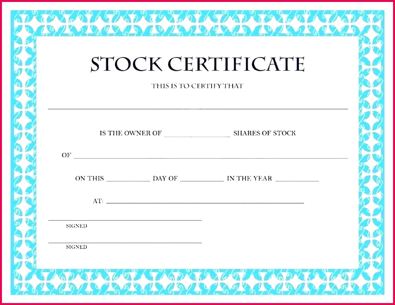 ownership certificate templates property template of stock format free word lab for