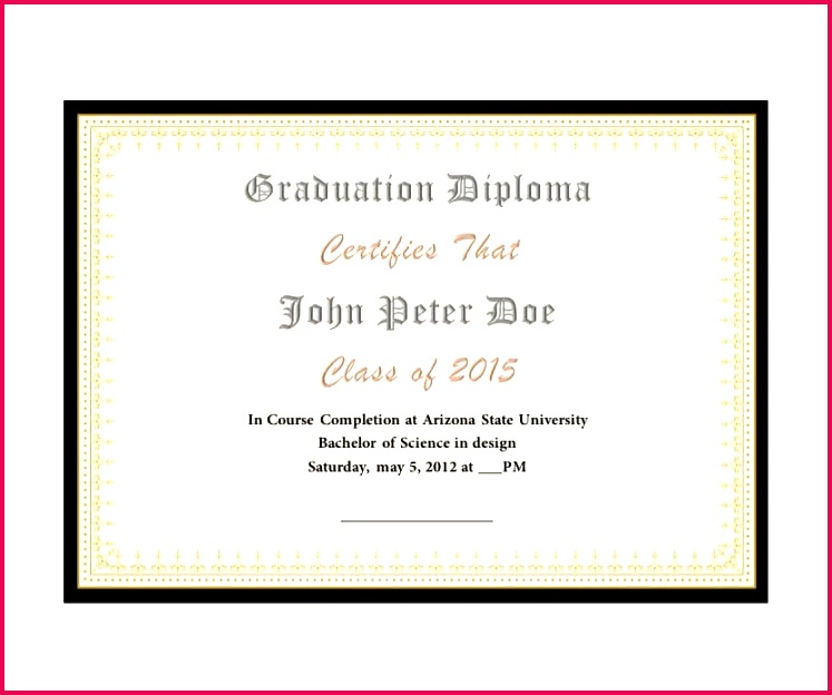 Diploma Template 19