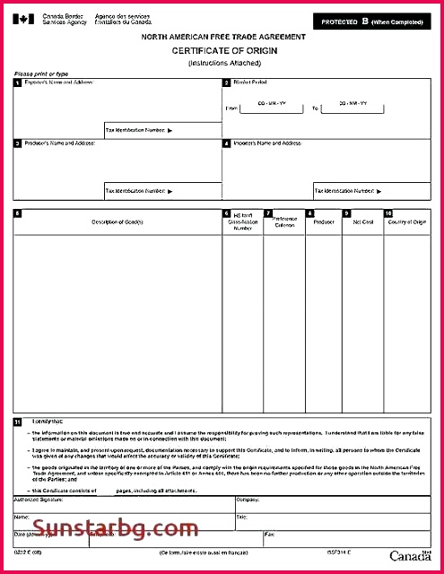 unique us certificate of origin template new free trade agreement unique us certificate of origin template new free trade agreement certificate of origin template excel