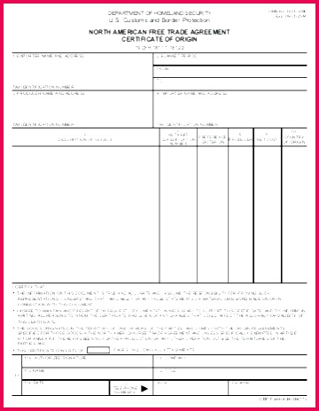 north free trade agreement certificate of origin fresh us template form south africa agreemen