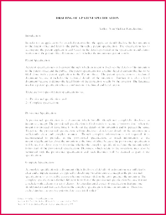 sample provisional patent application template drafting of a design word