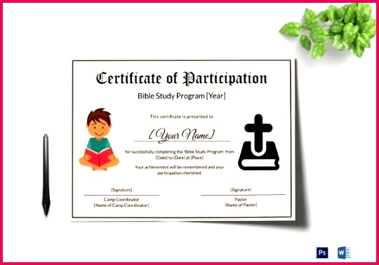 bible school certificates templates prophecy program certificate for kids template free printable vacation attendance