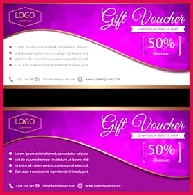 ornate t voucher vintage template vector thumb