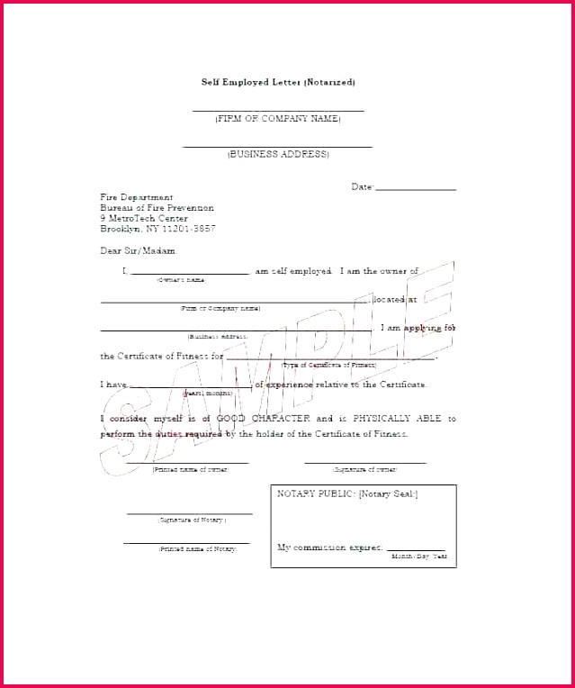 professional notarized letter templates template lab free notary public statement fire department certificate c11 nota