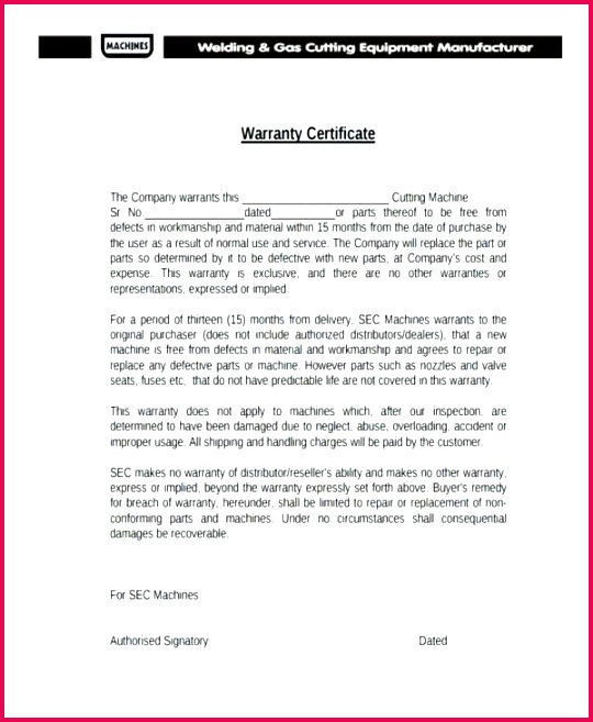 authorised distributor certificate template superb best of awesome guarantee free product warranty c