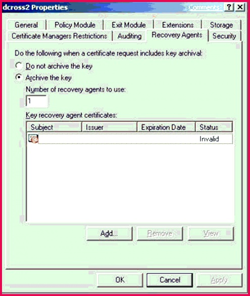 7446 CorruptedCertificate