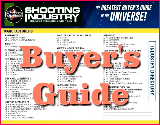 This month s issue of Shooting Industry magazine has a huge 46 Page directory of gun industry panies Free Digital Directory of Gun Industry panies