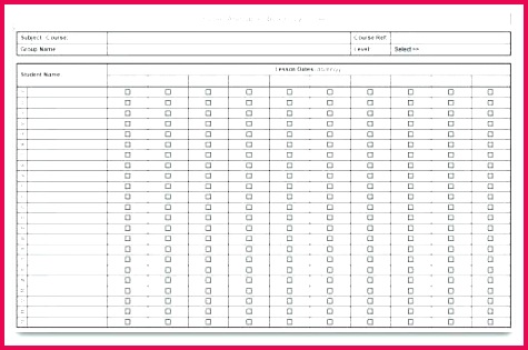 attendance tracker document template staff register doc click here to the course in ms word format list free sheet attendan