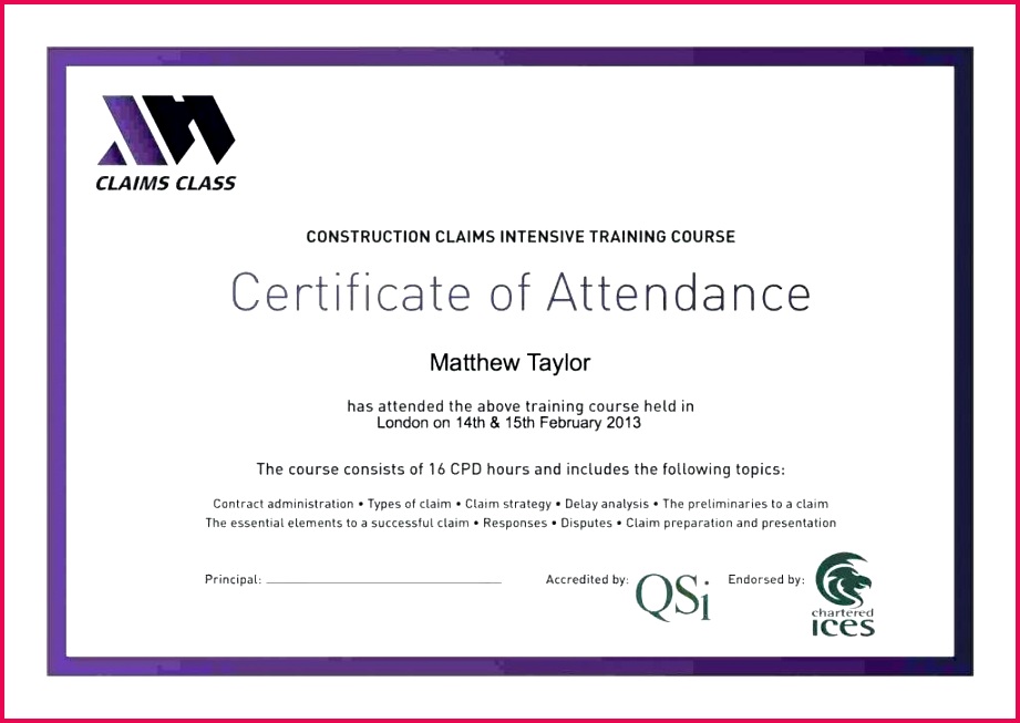 certificate sample for workshop new 9 training certificates format of attendance template word free