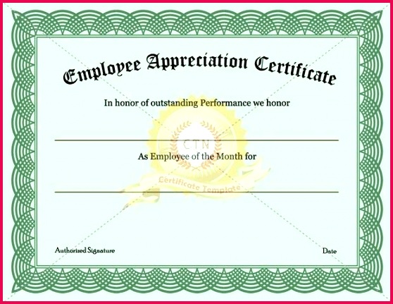 employee recognition certificate template appreciation awards sample certificates wording for