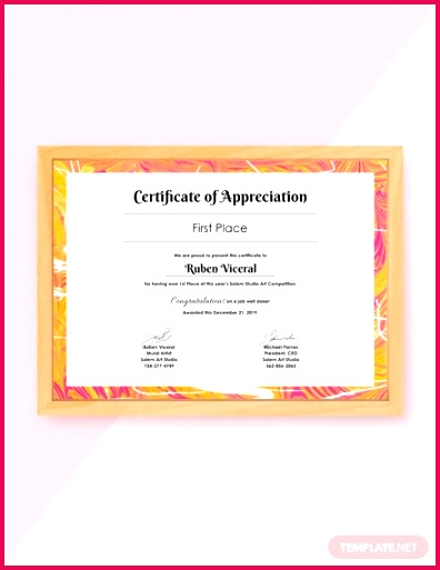 Certificate Template 50 Printable Word Excel PDF PSD 396513 free appreciation certificate