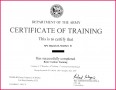 6 Army Officer Promotion Certificate Sample