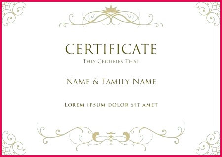 elegant certificate template vector design free maker templates psd