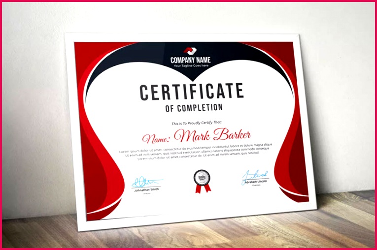 certificate template 1