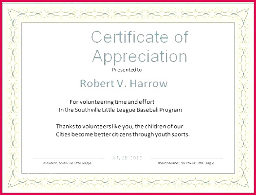 certificate appreciation sample text and word template free samples of apprecia