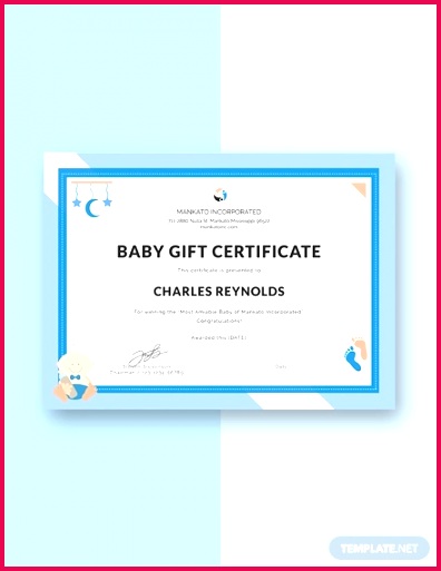 free baby t certificate