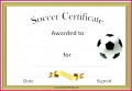 6 Free Football Certificate Templates for Kids