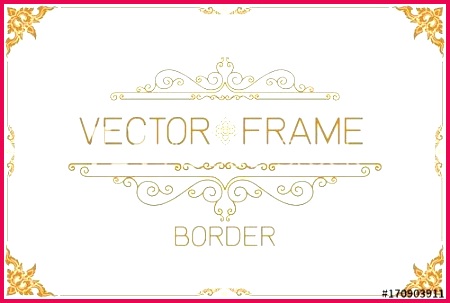 gold border design frame photo template certificate with luxury and modern illustration diploma free