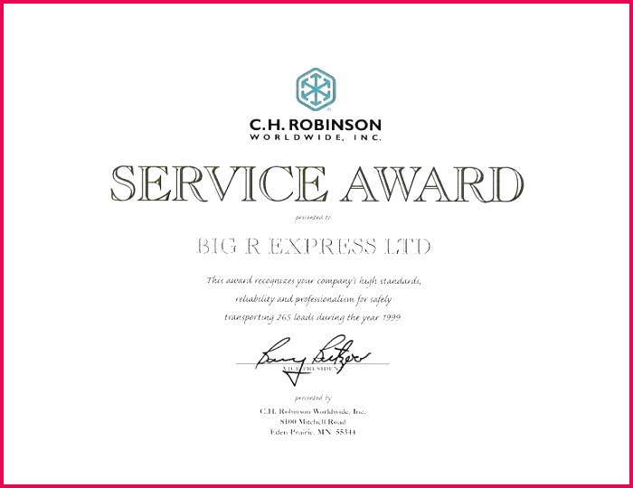 Long Service Award Certificate Template Employee Years 700540 years of service award certificate template employee certificates long free templates for resume building