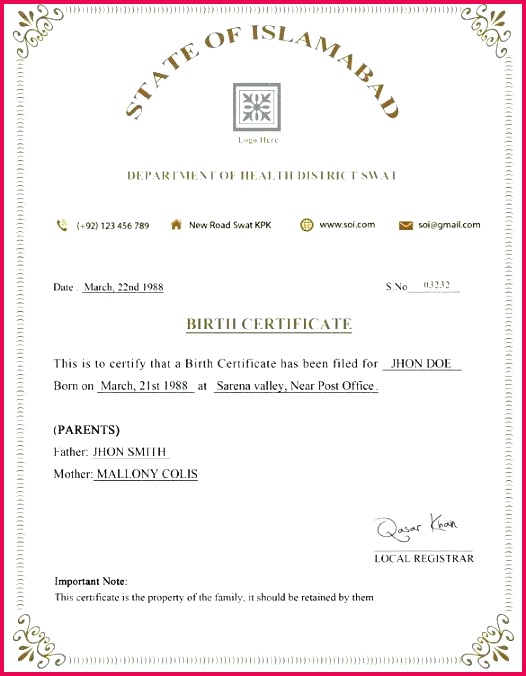free printable novelty certificates them or print blank templates powerpoint technology birth certificate template presentation for google slides