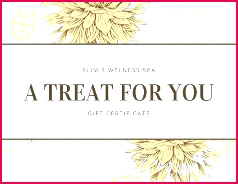 white and cream floral spa t certificate manicure template