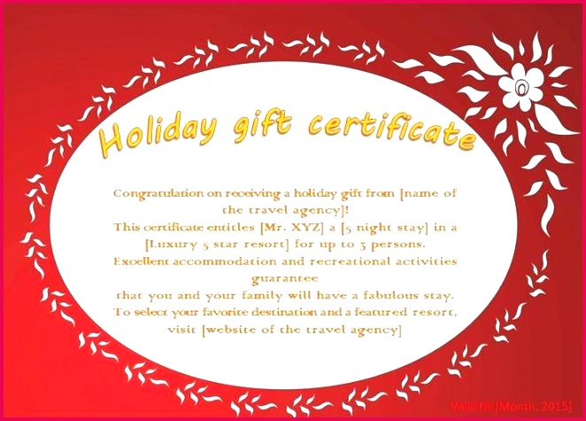 t certificate template holiday voucher tag templates free