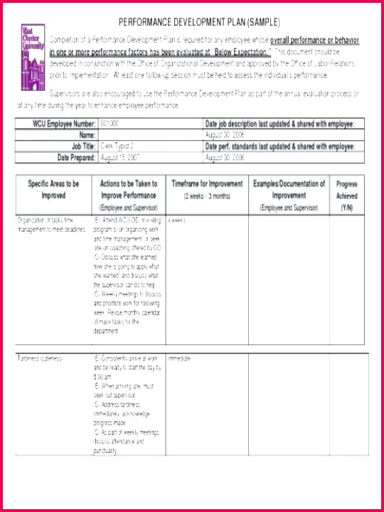 Employee Development Plan Template Download Fresh List Designer Sample Goals For Employees Resume Setting Job Your Employee Development Plan Template Download 49 14