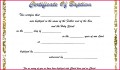 3 Infant Baptism Certificate Template