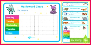 Printable Certificates & Awards 310155 t m 003 my reward chart pack ver 1