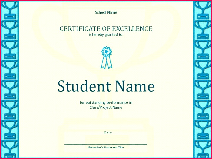 Certificate of Achievement 720540 image