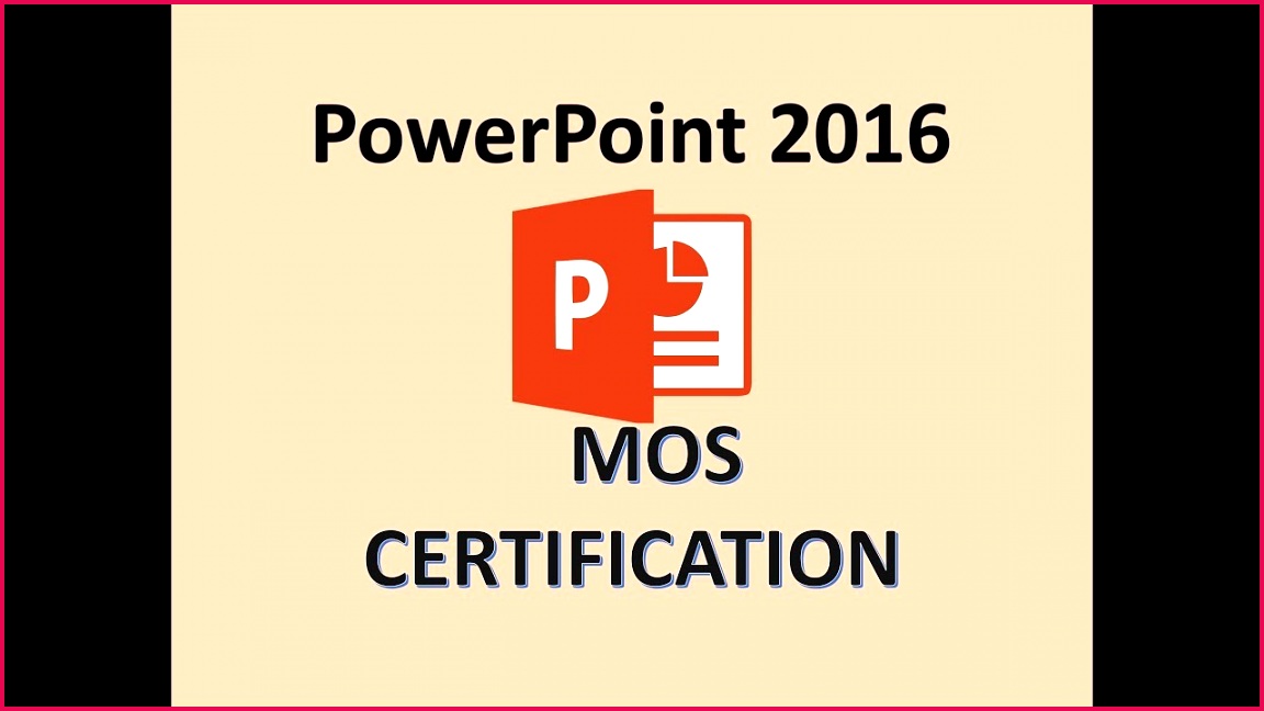 powerpoint 2016 mos exam certification microsoft office within powerpoint certificate template