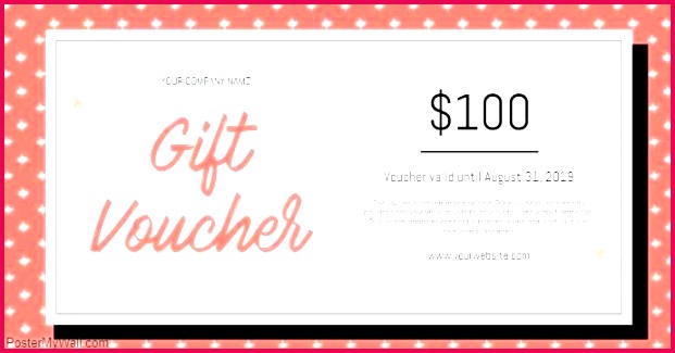 peach and white t voucher a customize template illustrator card free certificate hotel word