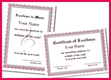 music certificate 1