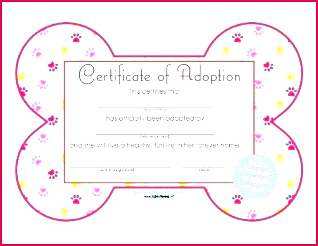 free printable birth certificate template of live pictures blank certificates pet adoption puppy 2 pri