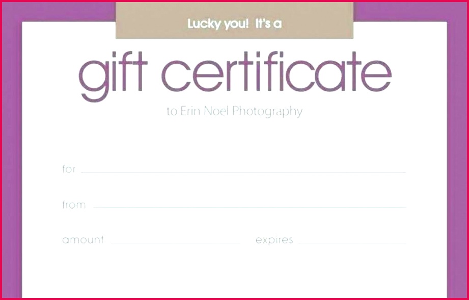photography t certificate template letter word templ