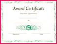 4 Sample Award Certificates Templates for Kids
