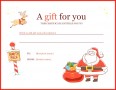 4 Santa Gift Certificate Template Free Fill In