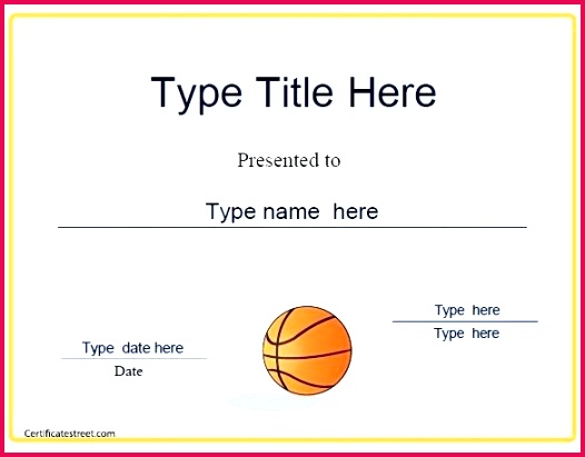 printable sports award certificate templates them or print design template word