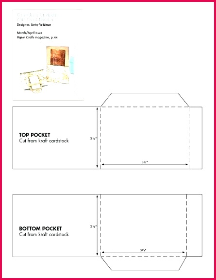 t card holders boxes free holder pattern pillow box template pop up
