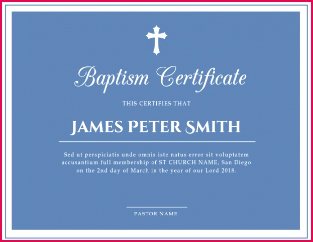contemporary church baptism certificate design template 267b4c07dc7d23f120d f9a0fdda screen