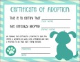5 toy Adoption Certificate Template
