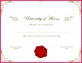 5 University Degree Certificate Sample