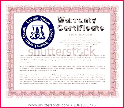 red retro warranty template excellent design with pattern easy to free general contractor warranty letter template free warranty template