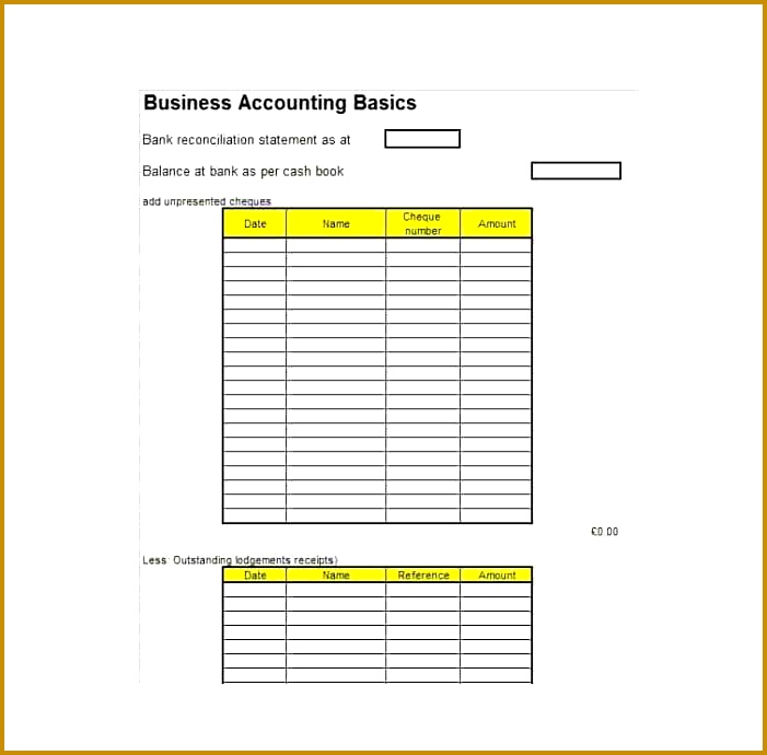 Bank Statement Template Excel 690701