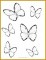 3 butterfly Cut Out Printable