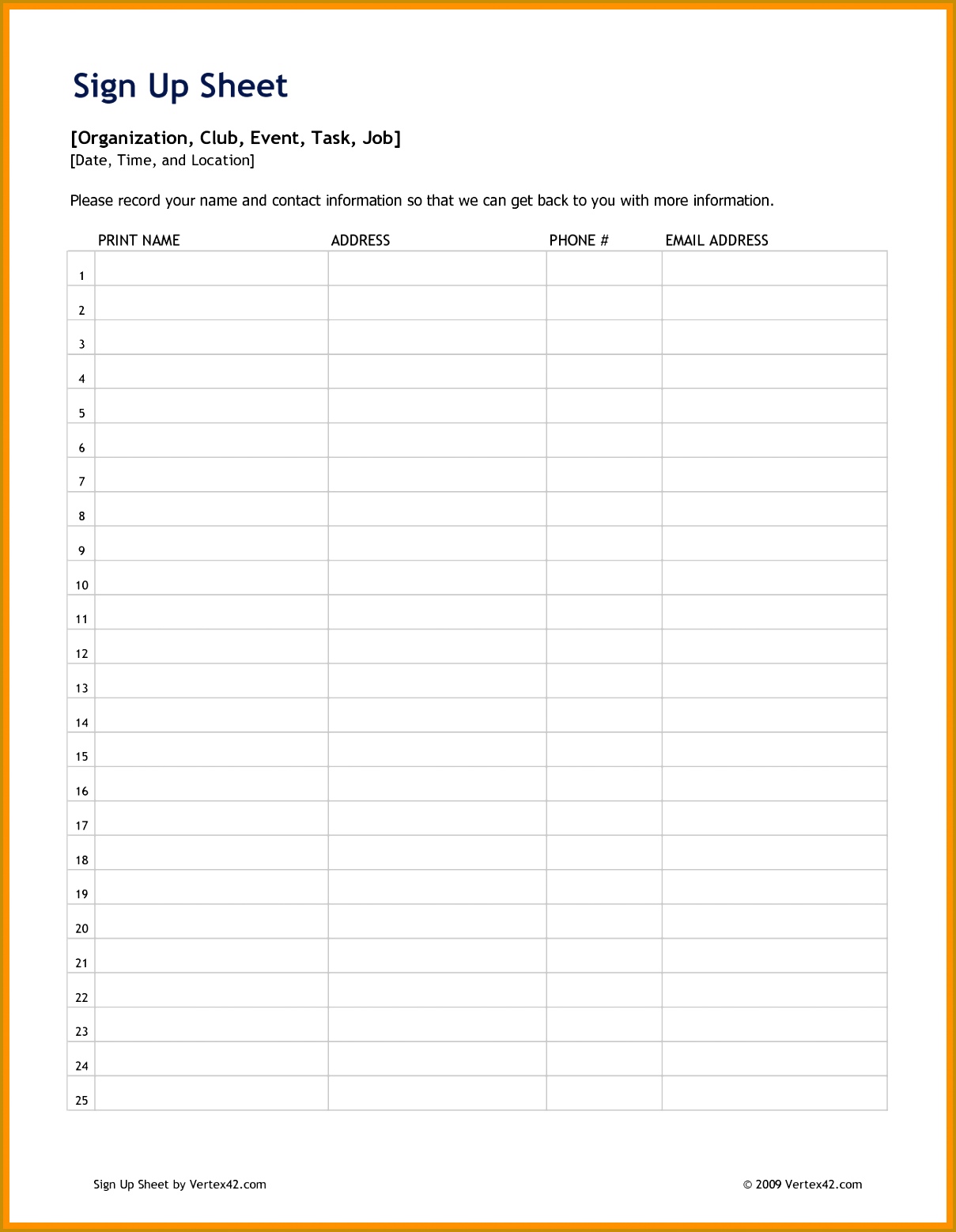 holiday potluck signup sheetintable potluck sign up sheet template 15581209